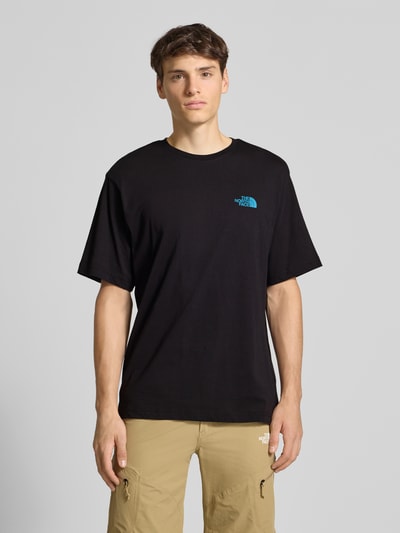 The North Face T-Shirt mit Label-Detail Black 4