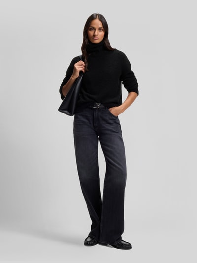 BOSS Regular Fit Turtleneck aus Wolle Kaschmir mit Rollkragen Black 1