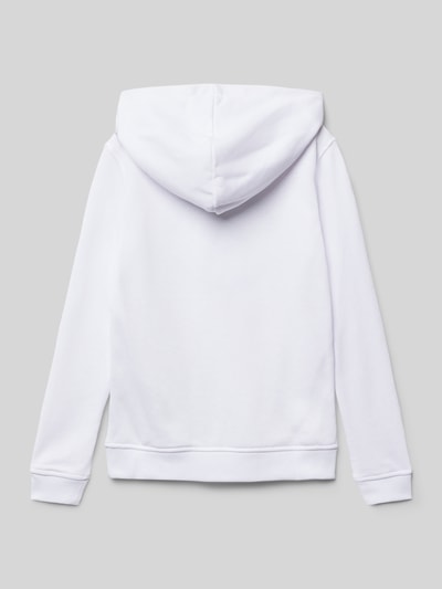 Jack & Jones Hoodie mit Label-Print Modell 'SIMON' Weiss 3