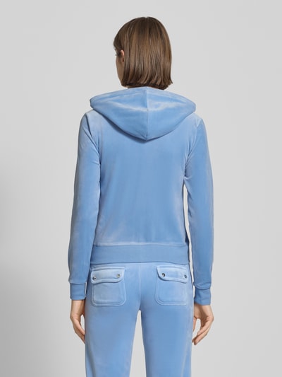 Juicy Couture Bluza rozpinana z wyhaftowanym logo model ‘ROBERTSON’ Jasnoniebieski 5