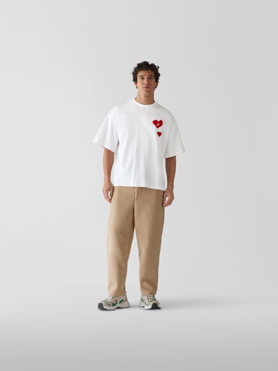 Preach Oversized T-Shirt mit Label-Detail Weiß 1