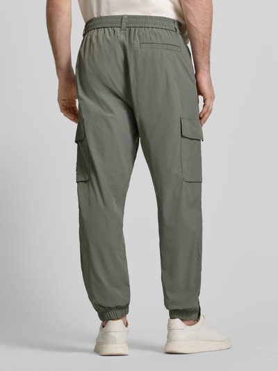 BOSS Orange Relaxed Fit Cargohose mit Tunnelzug Modell 'STRACKY' Khaki 5