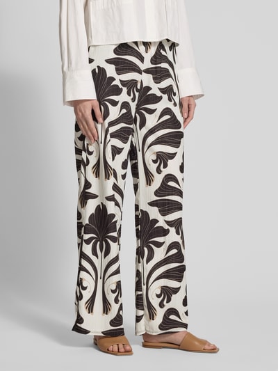 ZABAIONE Stoffen broek met elastische band Zwart - 4