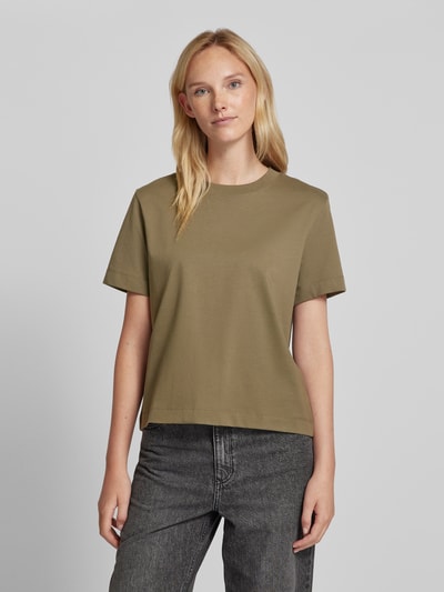 Selected Femme T-Shirt mit Rundhalsausschnitt Oliv 4