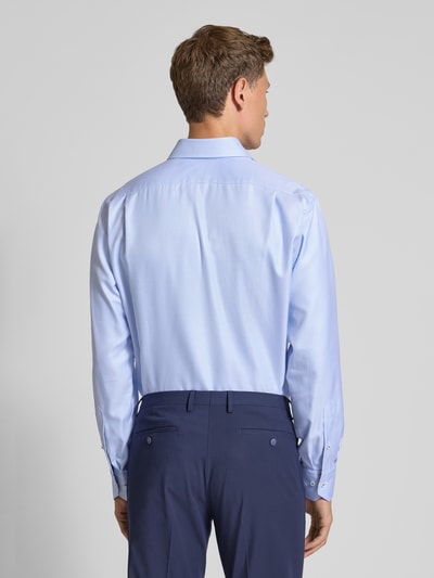 Stenstroms Regular Fit Business-Hemd mit Kentkragen Blau 5
