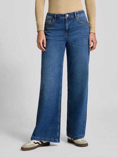 MOS MOSH Jeans mit 5-Pocket-Design Modell 'Dara' Blau 4