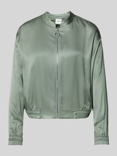 s.Oliver BLACK LABEL Blouson met ribboorden Mintgroen - 2