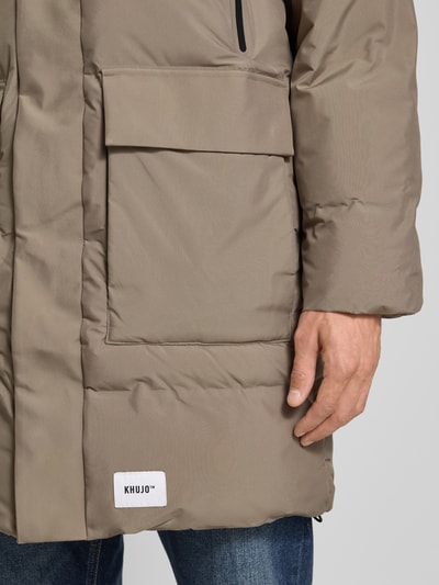 khujo Gewatteerd jack met capuchon, model 'WINER' Zand - 3