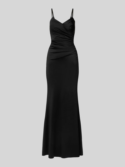 TROYDEN COLLECTION Abendkleid mit seitlicher Raffung Black 2