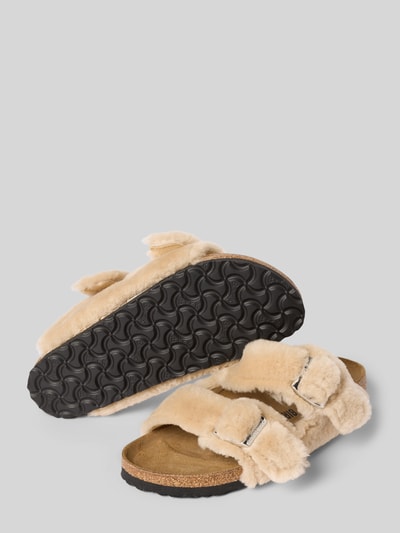 Birkenstock Klapki ze skóry naturalnej model ‘Arizona’ Piaskowy 4