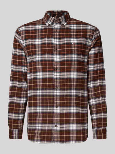 Tommy Jeans Regular Fit Freizeithemd aus reiner Baumwolle Mittelbraun 2
