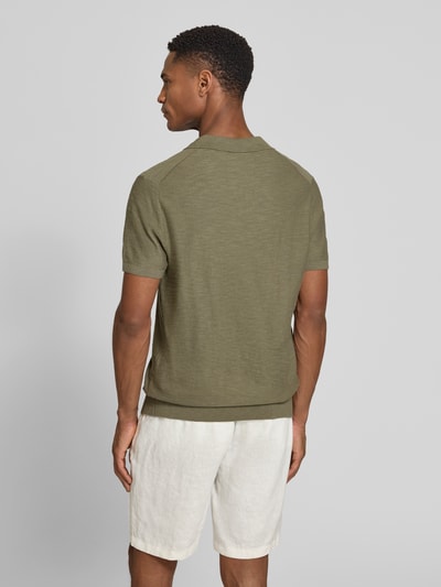 s.Oliver RED LABEL Regular Fit Poloshirt aus reiner Baumwolle Oliv 5