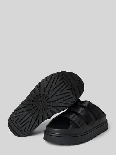 UGG Sandalen met klittenband, model 'GOLDENGLOW' Zwart - 4