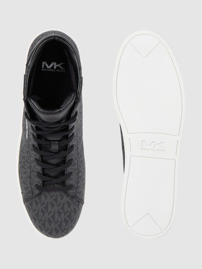 Michael Kors High Top Sneaker mit Logo-Muster Black 4