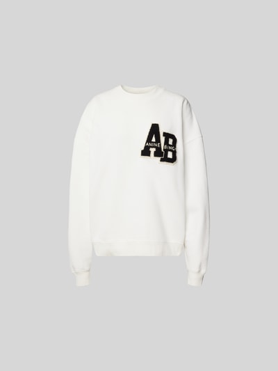 Anine Bing Sweatshirt mit Label-Detail Offwhite 2