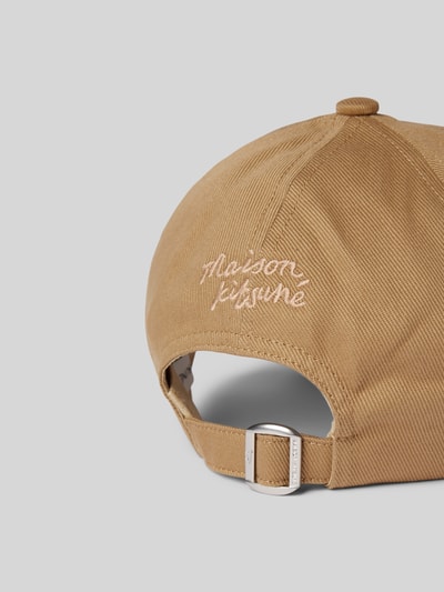 MAISON KITSUNE Basecap aus reiner Baumwolle Beige 4