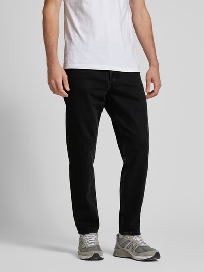 WEEKDAY Relaxed Fit Jeans im 5-Pocket-Design Modell 'Barrel' Black 4