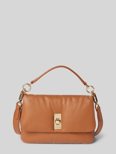 Tommy Hilfiger Crossbodytas van schapennappa met labeldetail Camel - 2