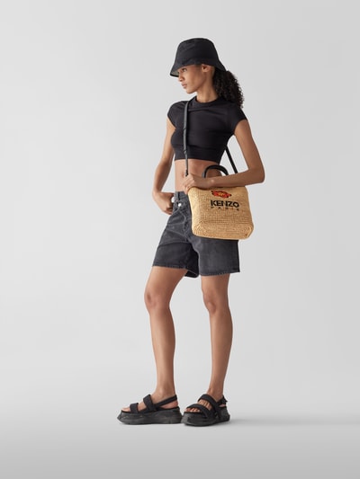 Kenzo Tote Bag mit Label-Details Schwarz 1
