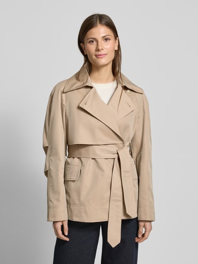 Luisa Cerano Jacke mit Pattentaschen Beige 4