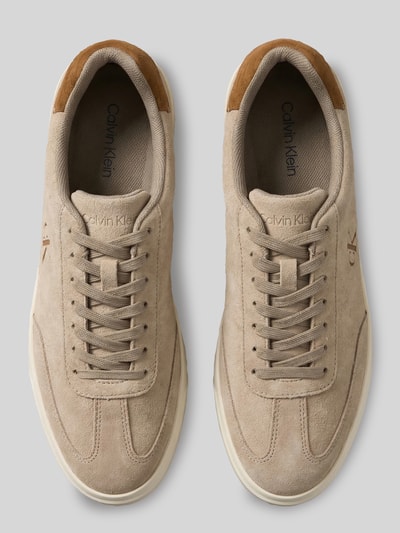 CK Calvin Klein Sneaker aus echtem Rindvelours  Beige 3