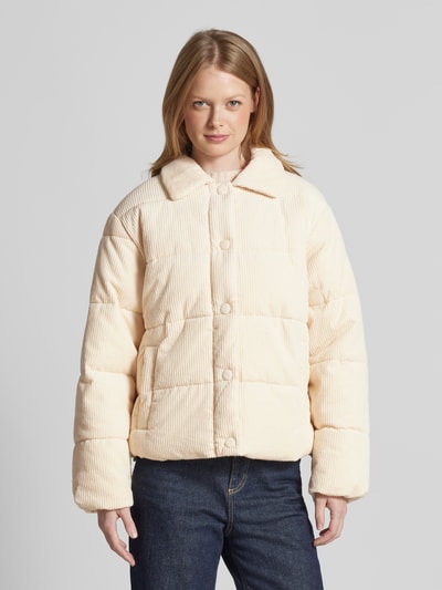 Christian Berg Woman Selection Cordjacke mit Steppnähten Beige 4