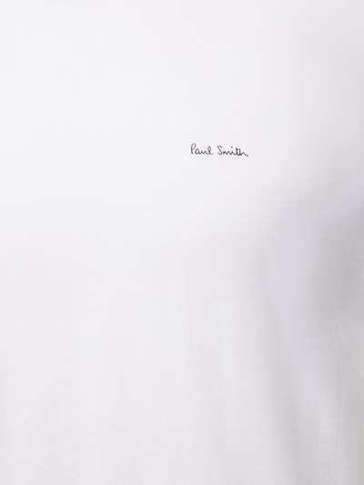 PAUL SMITH T-Shirt aus Viskose mit Label-Print im 3er-Pack Weiss 2