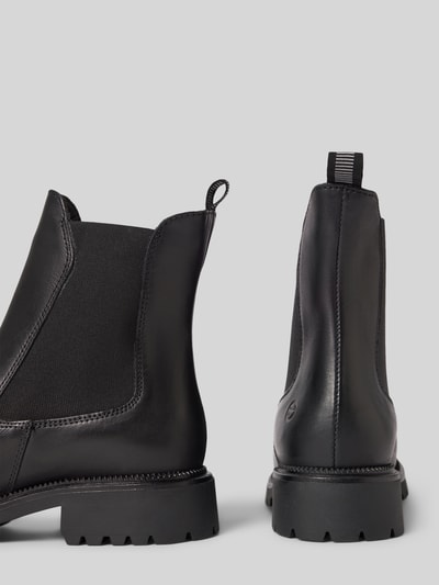 Tamaris Chelsea boots van leermix Zwart - 2
