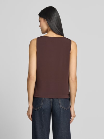 zero Top met asymmetrische cascadehals Donkerbruin - 5