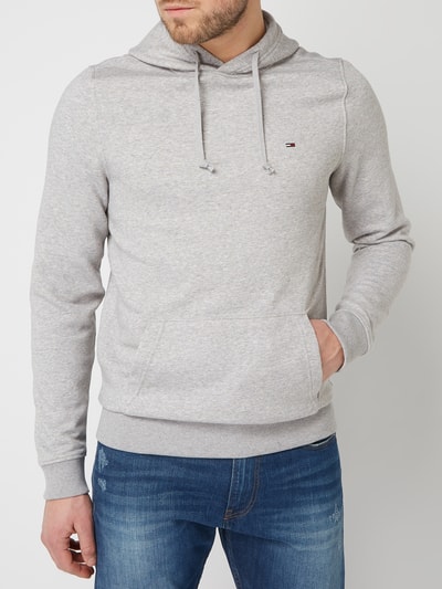 Tommy Jeans Hoodie mit Känguru-Tasche Hellgrau Melange 4