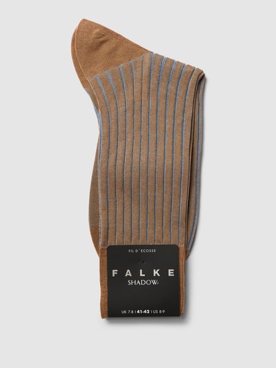 Falke Socken mit elastischem Rippenbündchen Modell 'SHADOW' Camel 3