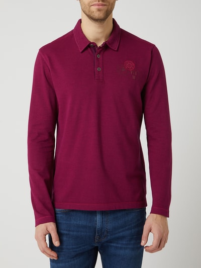 Lerros Poloshirt mit langen Ärmeln Rot 4