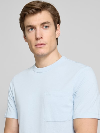 Casual Friday T-Shirt mit Rundhalsausschnitt Modell 'JASPER' Bleu 3