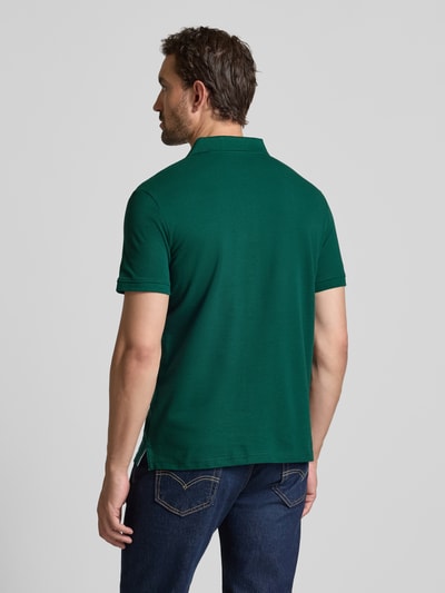 Tom Tailor Regular Fit Poloshirt aus reiner Baumwolle Dunkelgruen 5