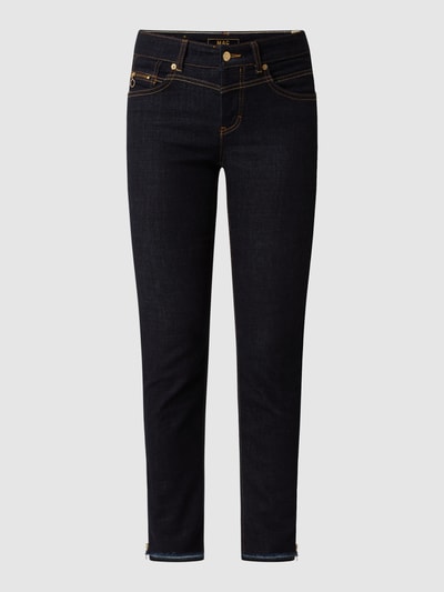 MAC Straight fit jeans met stretch, model 'Rich' Donkerblauw - 2