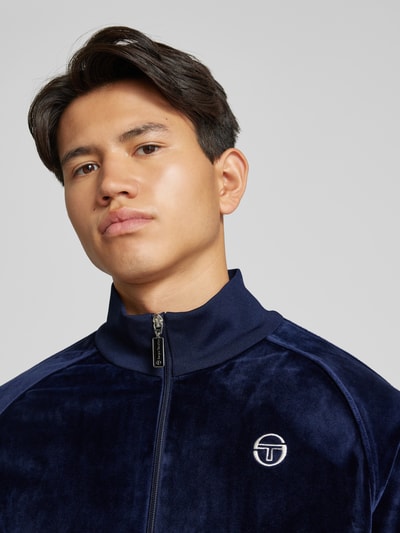 SERGIO TACCHINI Trainingsjacke mit Logo-Stitching Modell 'SERGIO' Marine 3