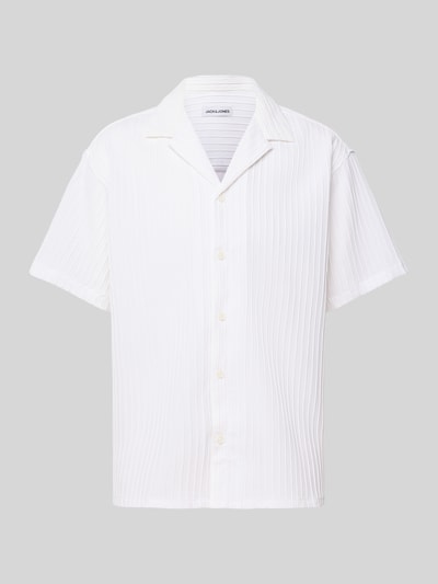 Jack & Jones Freizeithemd mit Knopfleiste Modell 'MASSIMO' Weiss 2