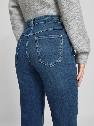 MAC Cropped Jeans mit Eingrifftaschen Blau 3