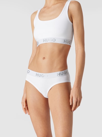 HUGO Slip mit Logo-Bund Weiss 1