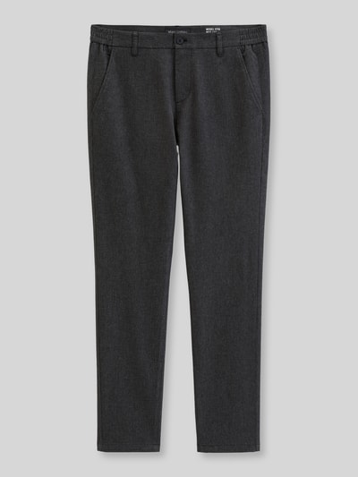 Marc O'Polo Regular Waist Hose mit Bundfalten-Detail Black 2