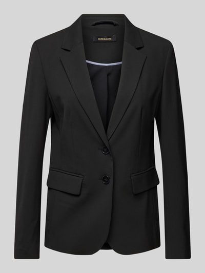 More & More Regular Fit Blazer mit Reverskragen Black 2