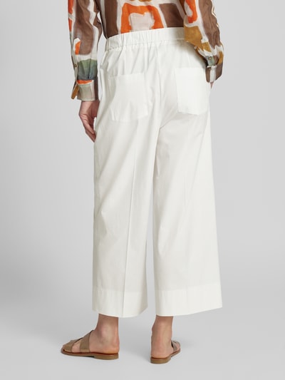 Luisa Cerano Culotte met persplooien in effen design Offwhite - 5