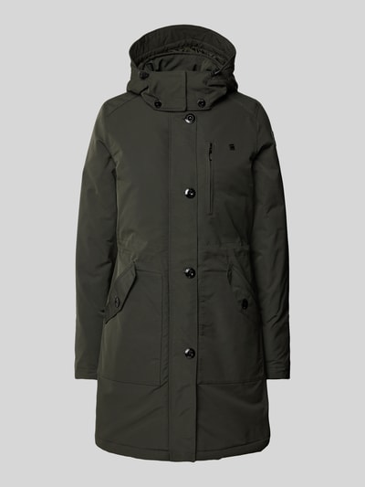 G-Star Raw Parka mit Knopfleiste Modell 'Vodan' Anthrazit 1