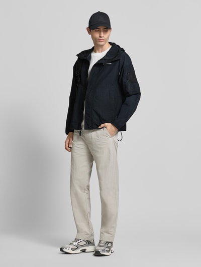 Columbia Windbreaker mit verdecktem Reißverschluss Black 1
