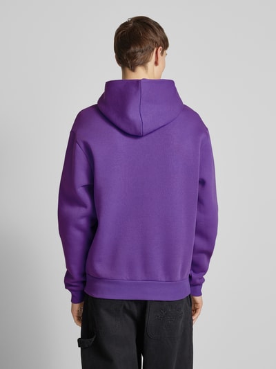 REVIEW Hoodie mit Label-Print Purple 5