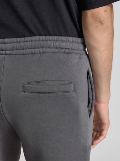 REVIEW Straight Leg Sweatpants mit elastischem Bund Dunkelgrau 3