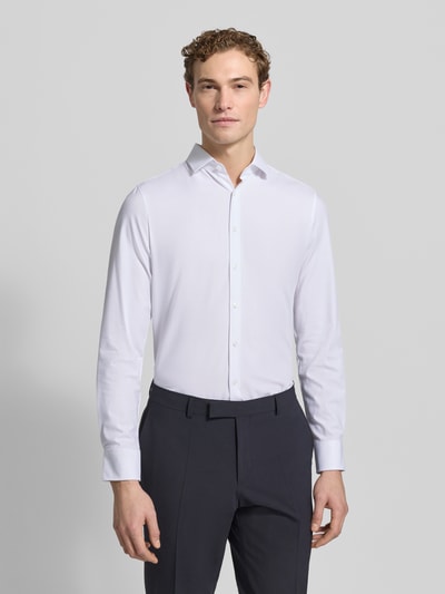 OLYMP Level 5 Slim Fit Businesshemd aus Baumwoll-Mix Weiss 4