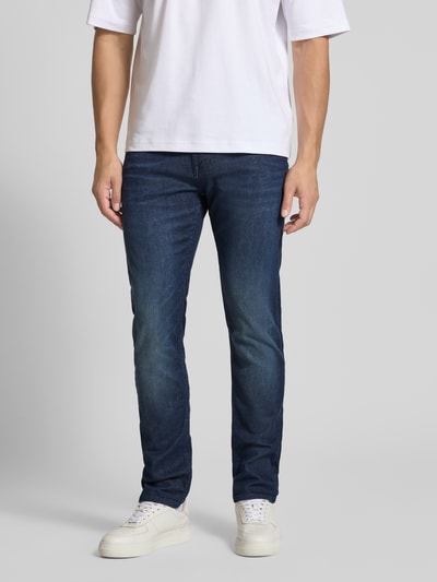 BOSS Orange Slim fit jeans van katoenmix, model 'DELAWARE BO SHARK' Jeansblauw - 4