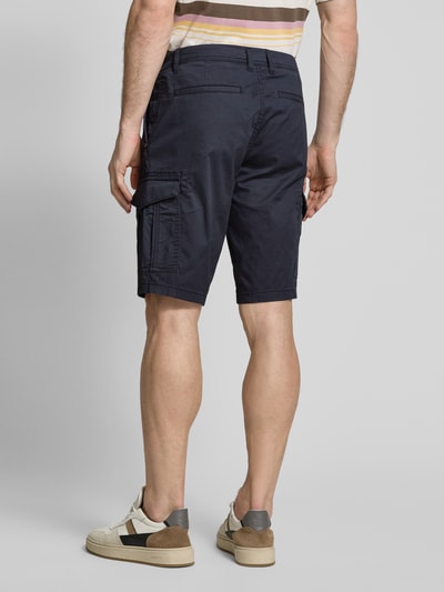 Tom Tailor Regular Fit Cargoshorts aus Baumwoll-Mix Dunkelblau 5