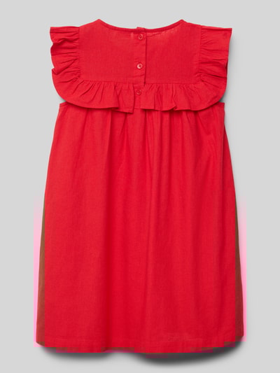 Name It Jurk met volants, model 'FALINNEN CAPSL' Rood - 3